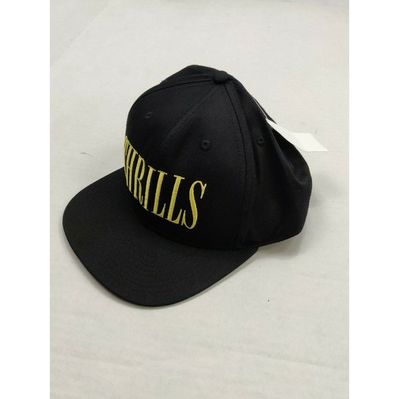 WeSC Mens Hat Black One Size Baseball Graphic Cap - Picture 9 of 10
